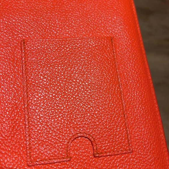 Authentic Balenciaga Passport/Phone and Card holder on lanyard - Neon Orange - Picture 11 of 13